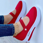 👟🌬️Damesneakers med pustende mesh og platåsåle