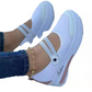 👟🌬️Damesneakers med pustende mesh og platåsåle