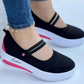 👟🌬️Damesneakers med pustende mesh og platåsåle