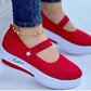 👟🌬️Damesneakers med pustende mesh og platåsåle