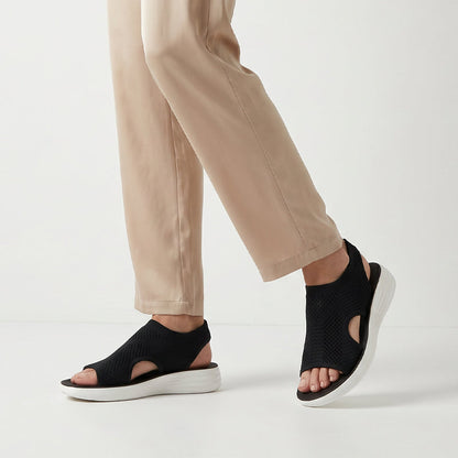👡Sommer-sandaler med åpen tå og platehæl for damer✨☀️Hold deg kjølig og stilig hele dagen