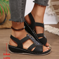 🔥 50 % RABATT 👡✨ Sandaler med kilehæl og strass 🌟 Komfortable, elegante og perfekte til alle sommerens anledninger ☀️