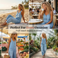 Ermeløs jumpsuit med vide ben for damer