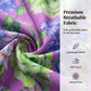 🌸 50 % RABATT NÅ! 🌸A-formet kjole for damer med blomstermønster, V-utringning og volangkant