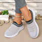 Dame Pustende Mesh Slip-On Mule Sneakers