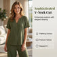 👕Nytt sett for våren og sommeren i store størrelser: en avslappet langermet dametrøye og løse bukser, ✨Perfekt til ferien og hverdagen