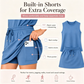 👚 50 % RABATT NÅ! 👗 Sett med ermeløs topp og skjørt til damer – Innebygde shorts, pustende og luftig – Perfekt til tennis, golf eller avslappede sommerdager – Sporty og elegant todelt sett 🎾