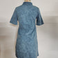 Dame Elegant Sommer Denimkjole