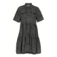 Dame Elegant Sommer Denimkjole