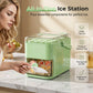 🧊 50% RABATT – Press-Ice Maker sett – 28 isbiter på ett trykk – oppbevaringsboks – matvaregodkjent – luktfri