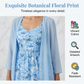 🌸👗Elegant todelt blomstermønstret kjolesett for kvinner – det perfekte antrekket til sommerferien✨