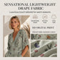 Elegant jumpsuit med V-hals og mønster for damer