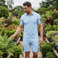 📢📢40 % RABATT !! ⏰Set med uformelle kortærmede shorts for menn