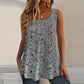 Sommer-tanktop med mønster for kvinner, uten ermer