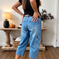 📢Mellårssalg: 50 % rabatt – kun i en begrenset periode ⏰Korte, elastiske jeans for damer i casual-stil