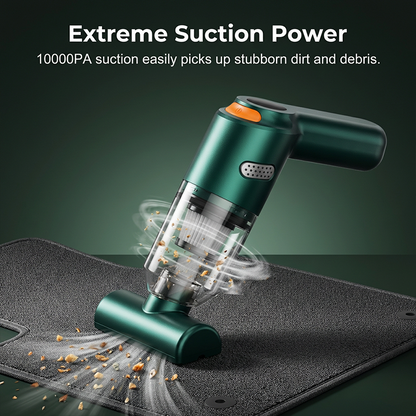 🧹 50% RABATT – Trådløs støvsuger – 10000PA sug  – HEPA-filter – for bil, hjem og kontor
