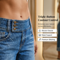👖 50 % RABATT NÅ! 💙 Korte jeans med vid benvidde for damer – Høy midje med knapp og avslappet passform – Elastisk denim, perfekt til både uformelle og elegante antrekk ✨🌸