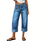 👖 50 % RABATT NÅ! 💙 Korte jeans med vid benvidde for damer – Høy midje med knapp og avslappet passform – Elastisk denim, perfekt til både uformelle og elegante antrekk ✨🌸