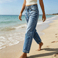Elastiske klassiske jeans for damer