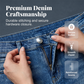 📢📢40 % RABATT !! ⏰Bermudashorts i slitt denim til damer👖