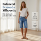 📢📢40 % RABATT !! ⏰Bermudashorts i slitt denim til damer👖