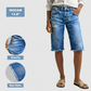 📢📢40 % RABATT !! ⏰Bermudashorts i slitt denim til damer👖
