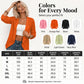 Casual cardigan med strukturert overflate og åpen front for damer