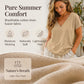 👕☀️🌿 BEGRENSET TILBUD: 50 % RABATT! V-hals-T-skjorte for damer til sommeren – Myk, pustende og lett bomullsblanding – Perfekt for avslappede dager, ærender eller rolige helgemorgener 🌸😌