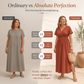 👗🌸 Elegant maxikjole med V-hals og spalte i siden