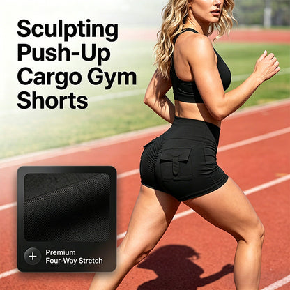 Sportshorts for kvinner med formende effekt på baken – trenings-, yoga- og cargobukser