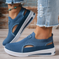 Sommer-slip-on-tursko for kvinner
