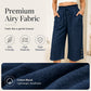 🔥 50 % RABATT + 50 000+ SOLGT 👖 7/8-bukser for damer – Lett bomullsblanding, behagelige og slankende ✨