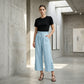 🔥 50 % RABATT + 50 000+ SOLGT 👖 7/8-bukser for damer – Lett bomullsblanding, behagelige og slankende ✨