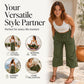 🔥 50 % RABATT + 50 000+ SOLGT 👖 7/8-bukser for damer – Lett bomullsblanding, behagelige og slankende ✨
