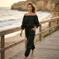 ✨ Elegant jumpsuit for damer med off-shoulder-design – komfortabel, stilig og enkel å ha på seg
