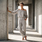 ✨ Elegant jumpsuit for damer med off-shoulder-design – komfortabel, stilig og enkel å ha på seg