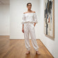 ✨ Elegant jumpsuit for damer med off-shoulder-design – komfortabel, stilig og enkel å ha på seg