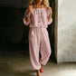 ✨ Elegant jumpsuit for damer med off-shoulder-design – komfortabel, stilig og enkel å ha på seg