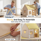 🏰50 % RABATT NÅ! ⏰ Leketelt i form av et slott for barn – Romslig og enkelt å sette opp – Pustende stoff, perfekt for moro både inne og ute – stimulerer fantasifull lek ✨🧸