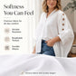 ⌛Tidsbegrenset tilbud – Oversized asymmetrisk dame-skjorte med hullmønster