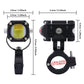 🏍️ BLITZTILBUD 50 %! 💡 Universell LED-lyskaster for motorsykkel – dobbel lysstråle (fjernlys/nærlys), høyeffekts-LED, vanntett, aluminiumslegering, 12–80 V 🏆