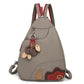 🎒 Stilig, multifunksjonell crossbody-ryggsekk for kvinner — 3-i-1: håndveske, skulderveske og ryggsekk