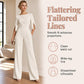 ⌛Tidsbegrenset tilbud – elegant, smal jumpsuit med perler