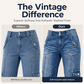 Capri-jeans med rett ben for kvinner