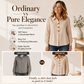Elegant damebluse med reverskrage og knapper