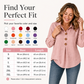 Elegant damebluse med reverskrage og knapper