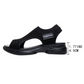 Casual strikkede plateausandaler for kvinner