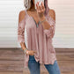 Et must-have🔥 Bluse med blonder og åpne skuldre og glidelås – Dristige detaljer og pustende stoff for en uanstrengt stil ✨
