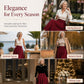 ✨🛍️A-formet plissert skjørt med sløyfedetalj – Pustende komfort og elegant fall til enhver anledning 🍃