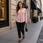 ✨🛍️Avslappet fløyelsbluse – lett og med elegant finish for hverdagslig eleganse
